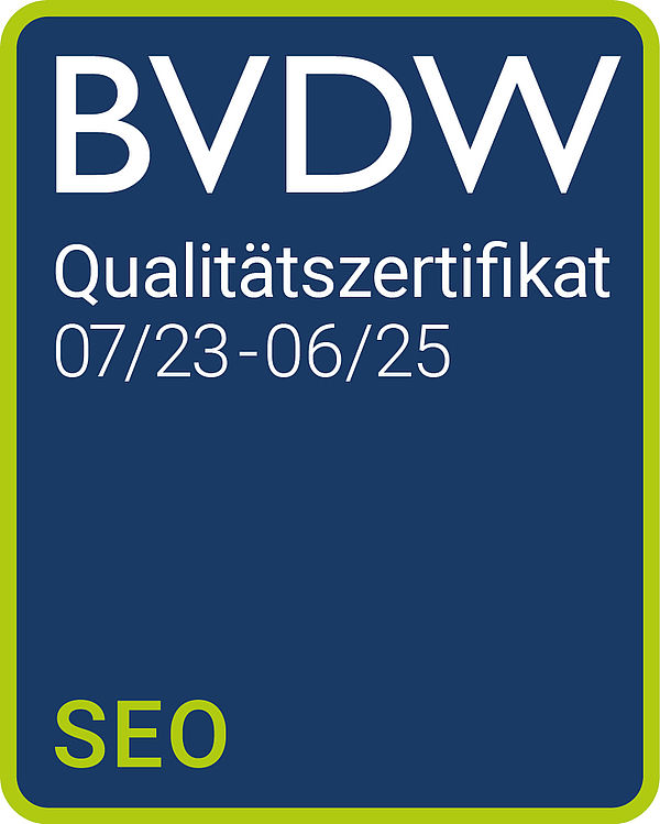 BVDW Qualitätszertifikat SEO