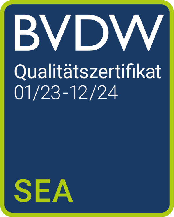 BVDW Qualitätszertifikat SEA